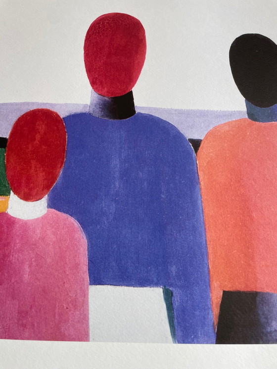 Image 1 of Kazimir Severinovich Malevich (1878-1935), Tres figuras femeninas, (ca. 1928-1932), Impreso en Italia