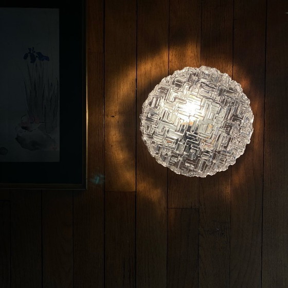 Image 1 of Lampada da parete o da soffitto in vetro a oblò minimalista