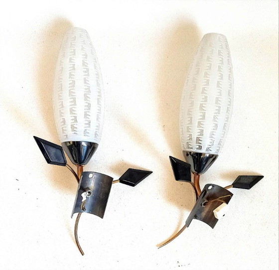 Image 1 of Coppia di applique da parete anni '60