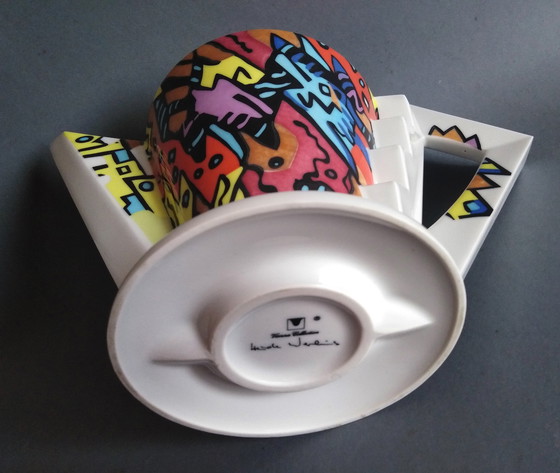 Image 1 of Heide Warlamis 'Vienna Collection' Pop-Art/Postmoderne Cafetière 1980'S