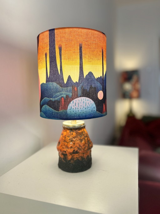 Lampada da tavolo Fat Lava - senza fili - adatta per uso esterno