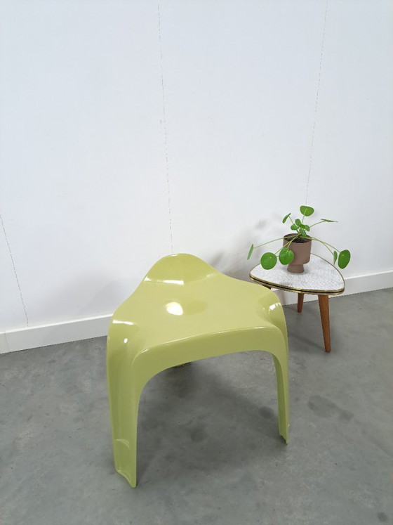 Image 1 of Sgabello Casala in plastica verde, Germania Ovest