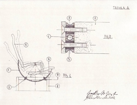 Image 1 of Zanotta Smirne Chaise Longue G. Gualtirotti
