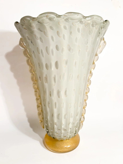 Murano Bullicante Glass Vase by Barovier & Toso, 1960s – vazen, Murano Glass