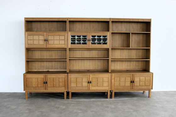 Image 1 of libreria brutalista in rovere danese