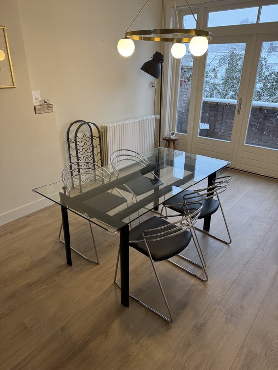 Image 1 of Table et chaises de salle à manger design italien (table et ensemble table en option)