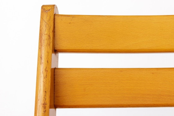 Image 1 of 1 of 4 Vintage Folding Chair, 1950s–1960s German Design, Beech Wood, Mid-Century Modern Chair