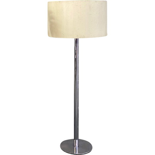 Vintage chromen vloerlamp
