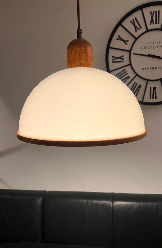 Image 1 of Vintage Steinhauer mushroom stijl hanglamp