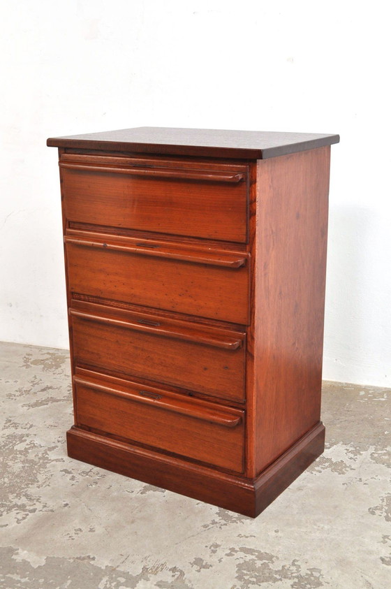 Image 1 of Vintage Chest of Drawers or File Cabinet in Mahogany