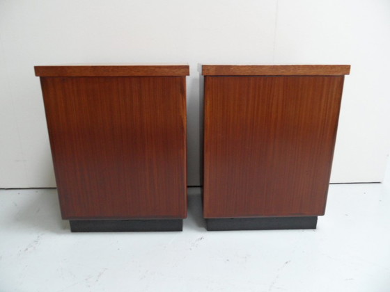 Mid Century Set Van 2 Mahoniehouten Ladekasten – Wood (photo 4 of 12)