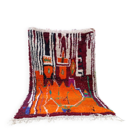 Tapis en laine fait main Maroc 3 x 2 m