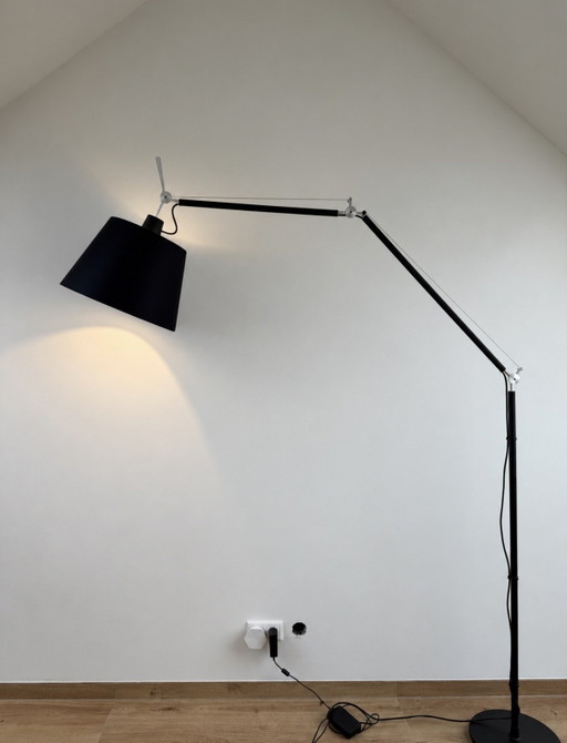 Artemide Tolomeo Mega LED Vloerlamp Zwart 42 cm – vloerlampen, Aluminium, Metal