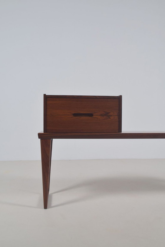 Banc d'entrée danois avec tiroir par Kai Kristiansen pour Aksel Kjersgaard, années 60 – Wood (photo 6 of 12)