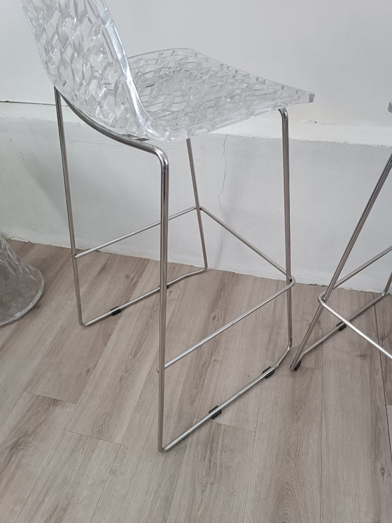 Image 1 of Sgabelli da bar dal design originale realizzati in Italia negli anni 2000