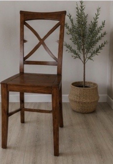 Esstisch aus Massivholz mit 4 Stühlen – Esszimmergarnitur, Wood (photo 5 of 6)