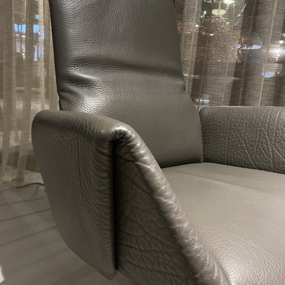 Image 1 of de Sede DS-343 recliner armchair with ottoman