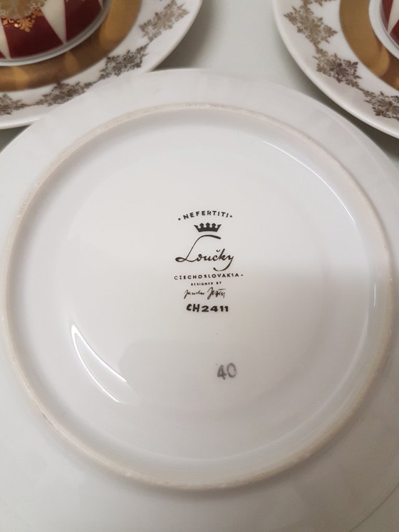 Image 1 of Coffee set "Nefertiti" design by Jaroslav Ježek 