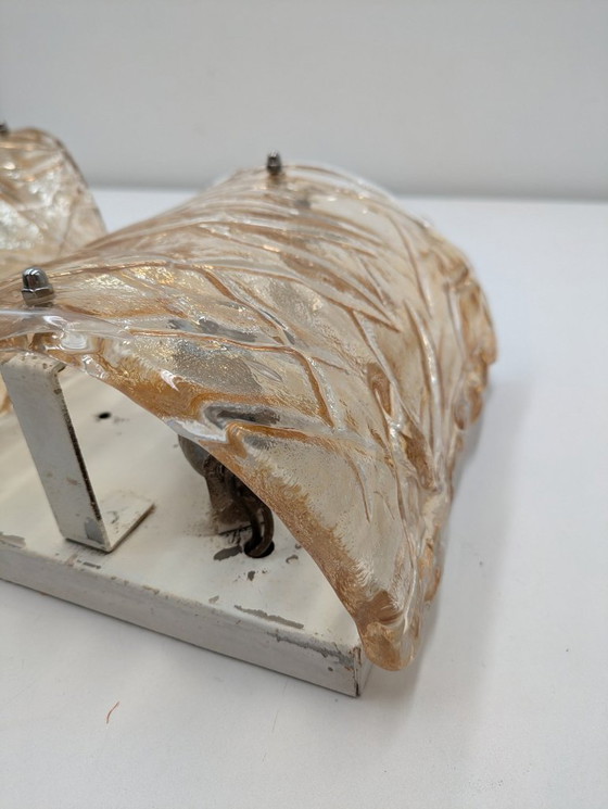 Image 1 of Lampada da parete in vetro di Murano