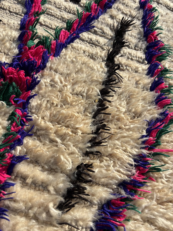 Image 1 of Tapis berbère marocain vintage en laine