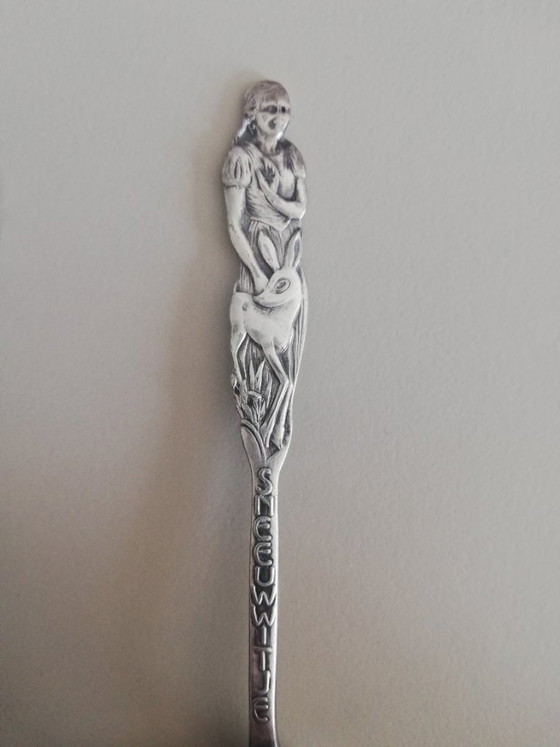 Image 1 of Antique silver-plated cutlery Snow White and the Prince