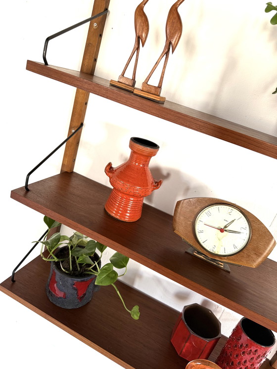 Image 1 of Sistema a parete vintage in teak, Poul Cadovius '60