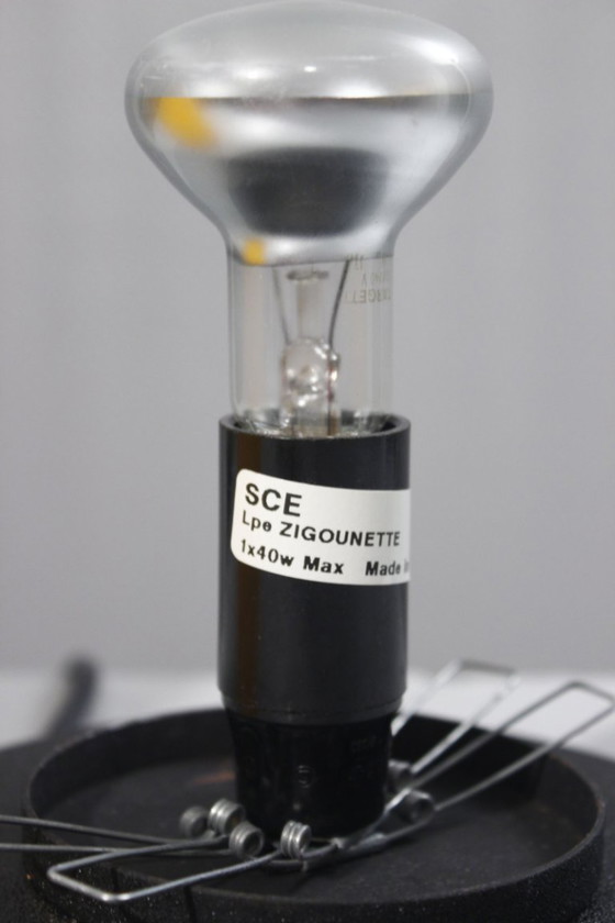 Image 1 of Lampada vintage SCE France modello "Zigounette", design postmoderno anni '80