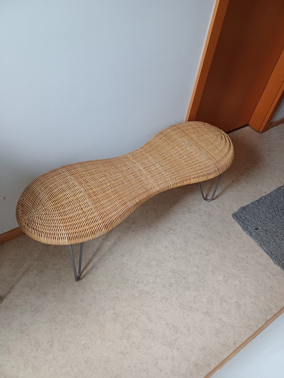 Image 1 of Vintage Ikea peanut bench