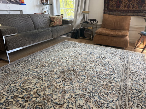 Tapis persan Nain vintage noué à la main – 300 × 201 cm – Wool (photo 4 of 15)
