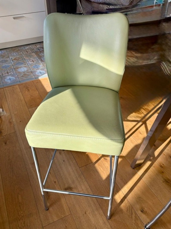 Image 1 of Bert Plantagie Dining chairs and 1 Bar stool