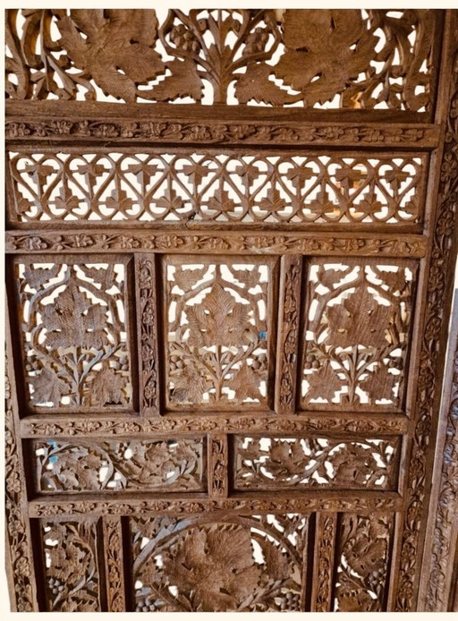 Bellissimo divisorio intagliato a mano, circa 1950