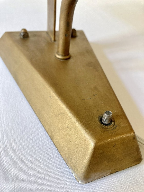 Image 1 of Drei Wandleuchten aus vergoldetem Metall und Plexiglas mit Eis-Effekt, 1960er-70er Jahre