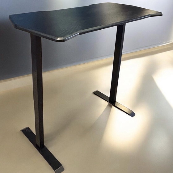 Escritorio sit-stand regulable eléctricamente – Metal, MDF (photo 2 of 9)