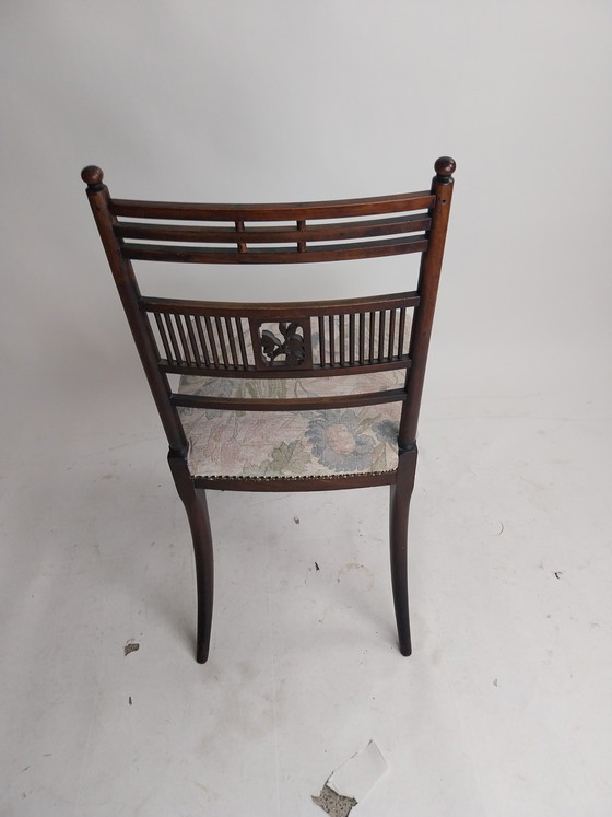 Image 1 of 1 x British Aesthetic Movement chair attributed to H. W. Batley