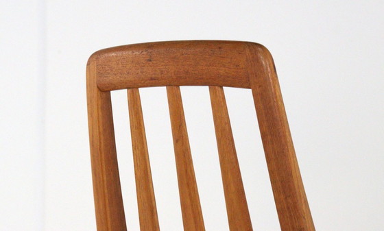 Image 1 of Set of 6 Niels Koefoed Eva dining chairs, vintage upholstered
