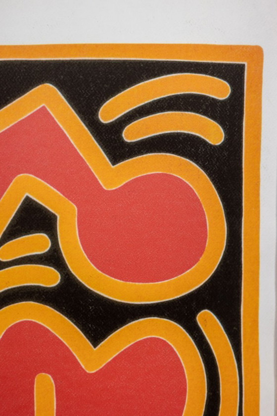 Image 1 of Keith Haring. Sérigraphie en couleurs numérotée. Années 1990