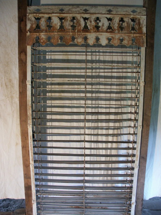 Persianas antiguas, Objetos decorativos, Metal, Hierro, Gris (foto 9 de 13)