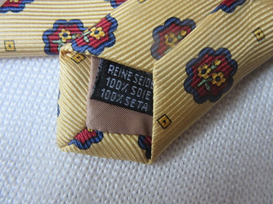Cravatta di seta Cliff Brussels vintage larghezza 9,5 cm – Oggetti decorativi (photo 5 of 6)