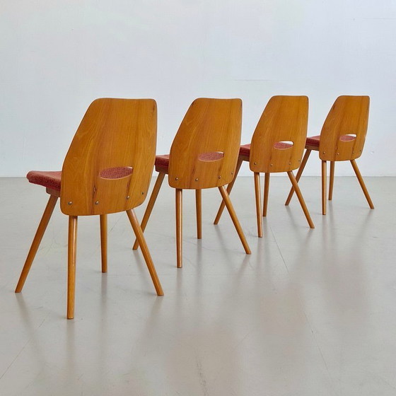 Chaises Mid-Century de František Jirák “Lollipop”, Vintage années 60, Tchécoslovaquie – TON (photo 5 of 12)