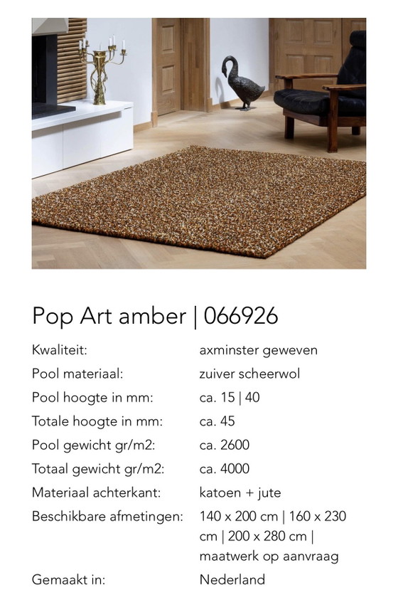 Brink En Campman Alfombra Pop Art 066926 Amber/ Yellow – Brink & Campman, Wool (photo 13 of 13)