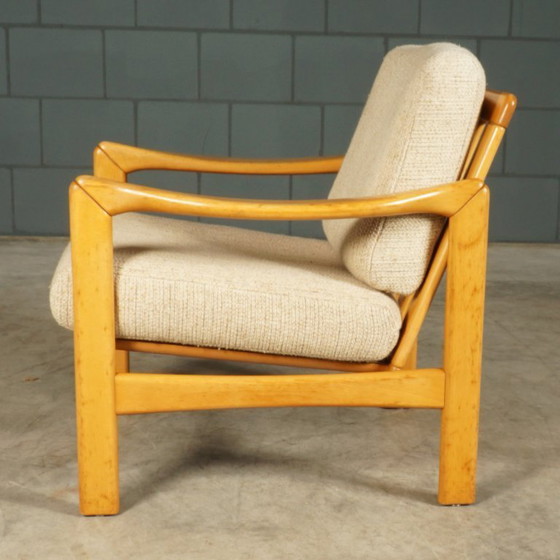 Image 1 of Danish lounge chairs – walnut – 1960s