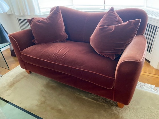 Image 1 of Deux canapés Giorgetti avec pouf