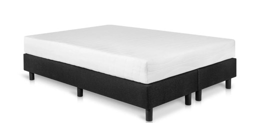 Boxspring Antracite con materasso da hotel - 25cm - 160*200