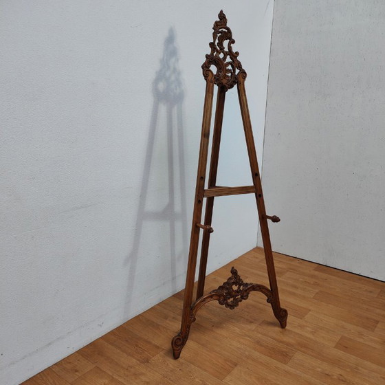 Image 1 of Cavalletto antico in stile rococò. Supporto per pittura, cavalletto