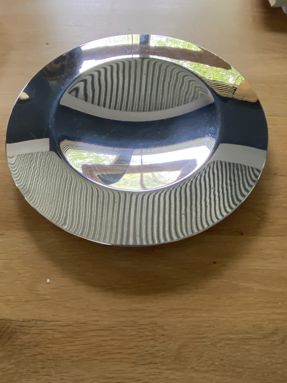 Image 1 of Ensemble de 3 bols en acier inoxydable poli