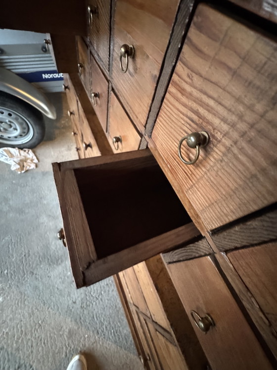 Image 1 of Werkstattschrank mit Schubladen aus dem frühen 20. Jahrhundert