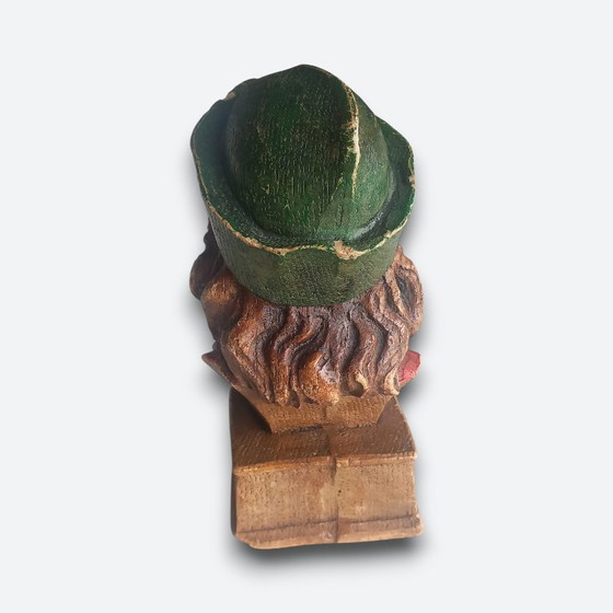 Image 1 of Tijl en Nele Uilenspiegel – Boekensteunen (2) – Arbopanda – Made in Belgium – ca. 1960–1970