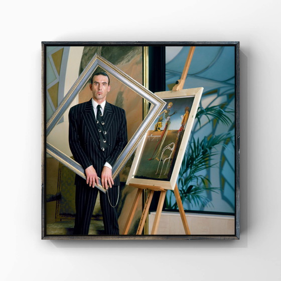 Image 1 of 1x Fine Art Print – Jules Deelder in Picture Frame ca 1975