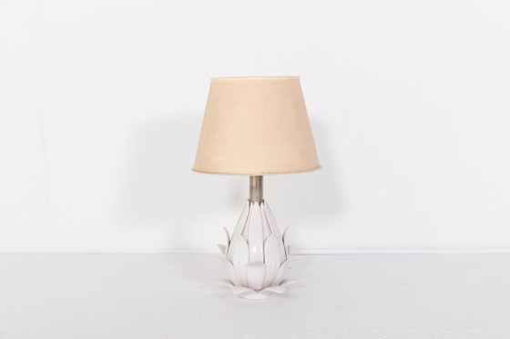 Image 1 of Unique Italian design ceramic ‘Flower’ lamp, 1970’s