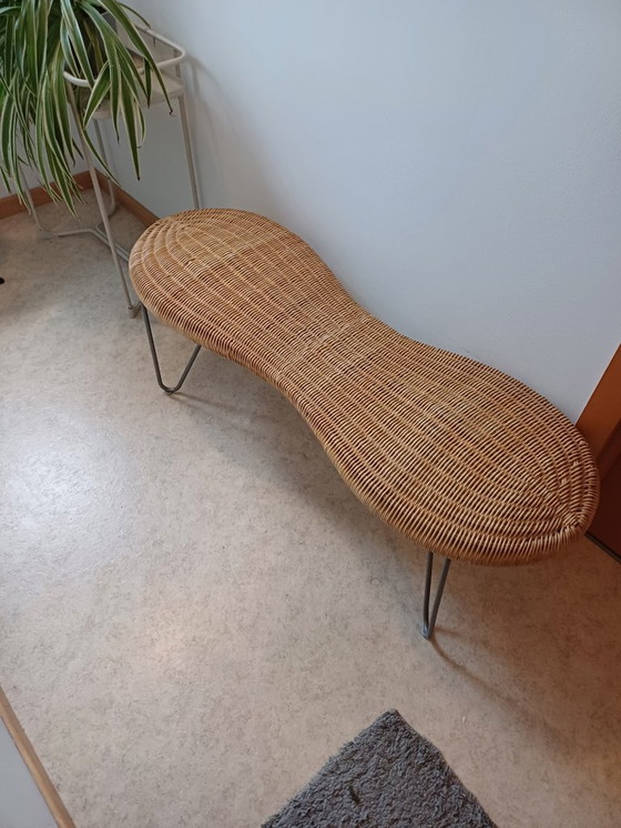 Image 1 of Vintage Ikea peanut bench